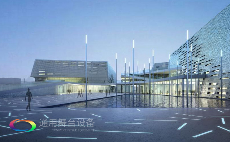 舞臺(tái)阻燃幕布通用舞臺(tái)扛起建設(shè)單位責(zé)任，加強(qiáng)檢查監(jiān)管，落實(shí)“3個(gè)100%”要求！東莞市工人文化宮工人電影院改造工程順利完工