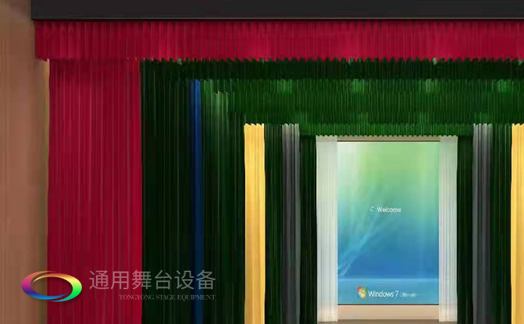 舞臺幕布、帷幕、幕布簾定制廠家