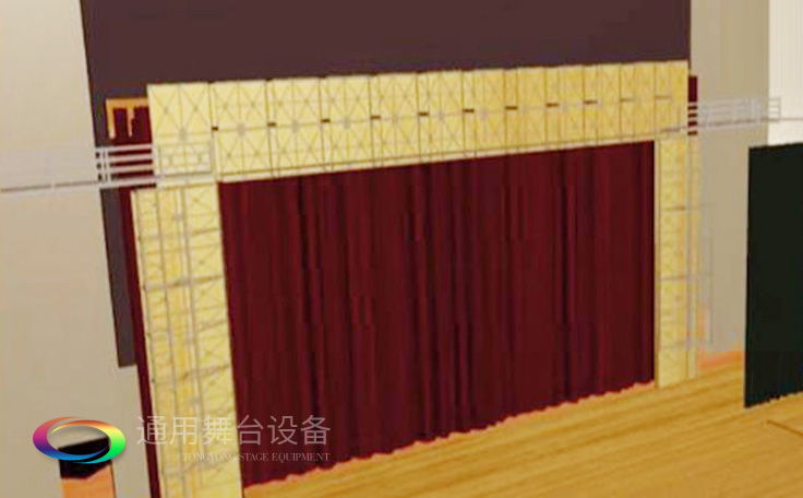 防火隔離幕Safety curtain——舞臺(tái)、觀眾廳分隔 阻斷火源及有害煙氣的擴(kuò)散